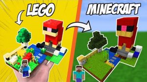 Я построил наборы LEGO Minecraft в Minecraft...