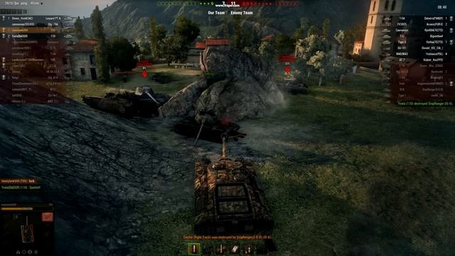 T95 -T28 SUPER HEAVY TANK . TAKES FIRE FROM ALL SIDES смотреть онлайн