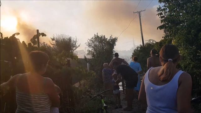 Пожар в СНТ Заканалье смотреть онлайн