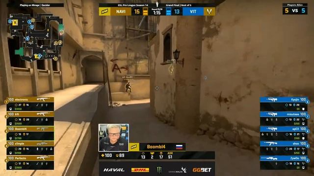 Смок окно от Бумыча - Team Vitality Natus Vincere