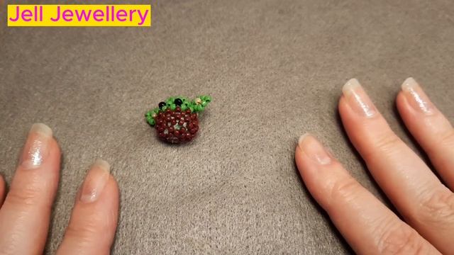Круглый ЙОДА из бисера в технике крестик. (Eng. Version 31:24).Beaded Mini Amigurumi YODA.