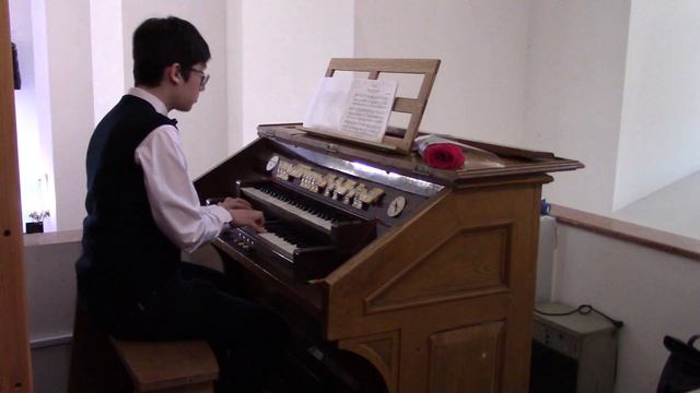 Pavel Primakov plays J.S.Bach Chorale Praeludium BWV 626. Concert Hall Verhniy Gorod. 05.04.2023.