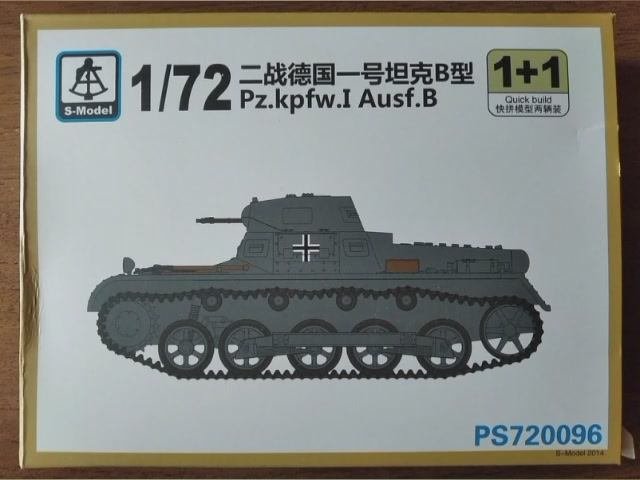 # 94. Pz. Kpfw. I Ausf. B, S-model, 1:72 (обзор коробки)