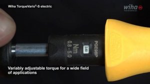 Tutorial: Wiha TorqueVario S electric