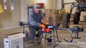 Cleaning a Spray Drone T20 or T40