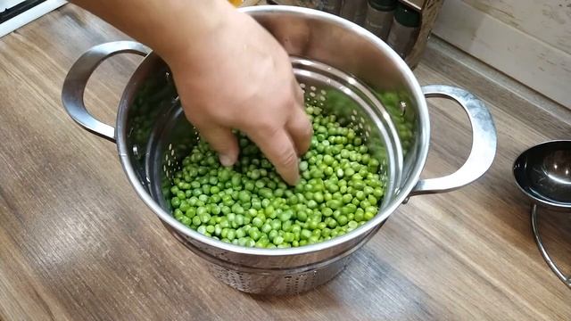 Зелёный горошек на зиму
