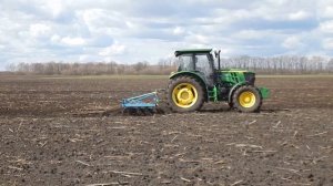 John Deere 6110В & LOVOL 504. Трактор Джон Дір 6110В з культиватором і Ловол 504 з РУМ 1000.