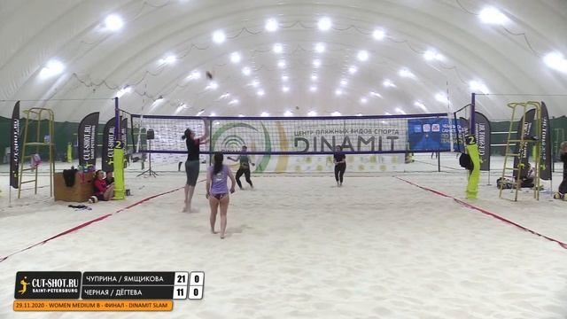 Финал: Чуприна / Ямщикова VS Черная / Дёгтева | WOMEN MEDIUM B - 29.11.2020 смотреть онлайн