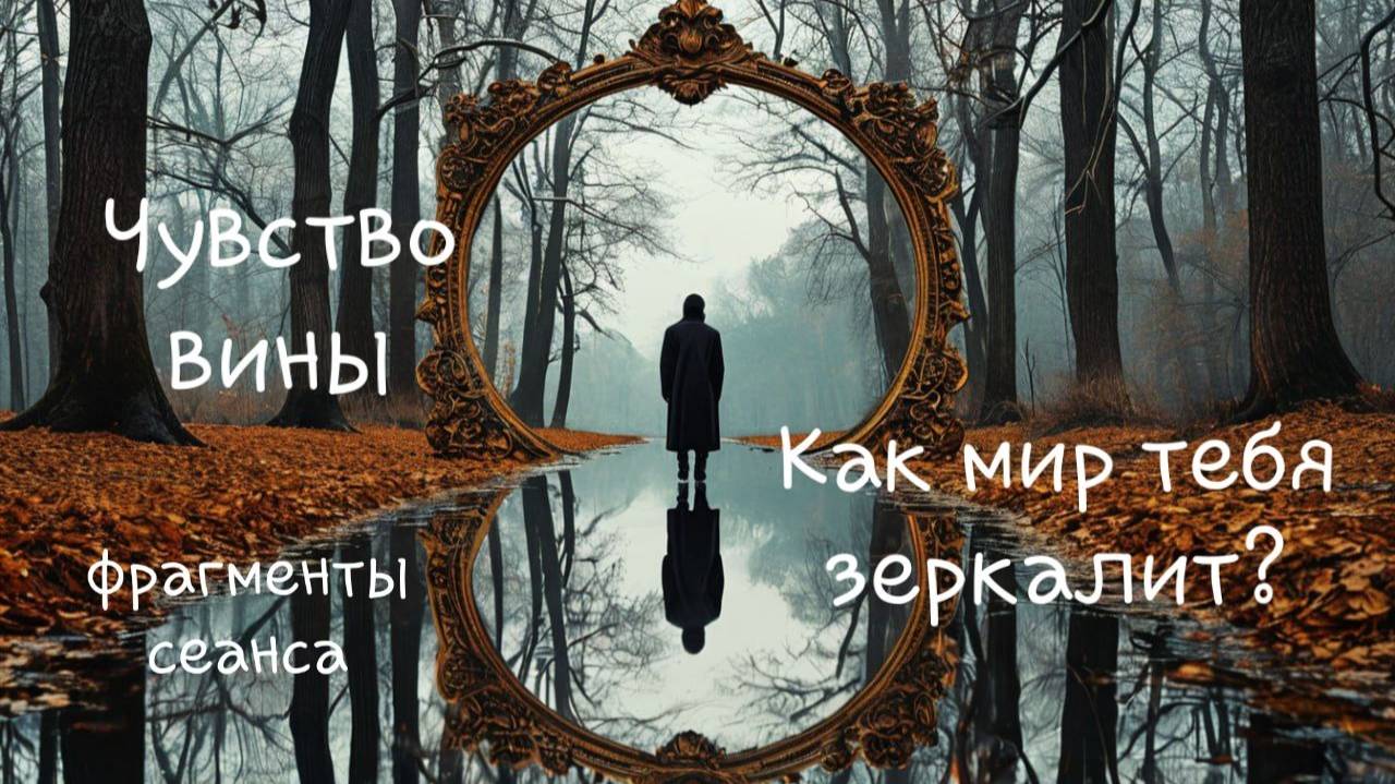 Фрагменты сеанса. Чувство вины. Как мир тебя зеркалит...