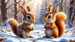 СКАЗКА ДЛЯ ДЕТЕЙ. ПРО ЗАЙЧИКА и БЕЛОЧКУ. Я СКАЗКА. СПОКОЙНОЙ НОЧИ, МАЛЫШИ. ДЕТСКИЕ СКАЗКИ НА НОЧЬ