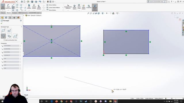 Solidworks 1- Introduction, Solidworks UI, and Creating Sketches