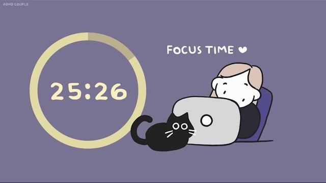 📚🎧 Pomodoro Таймер 3x30 – 1.5 часа продуктивности с расслабляющим LOFI и звуками природы! 🌿