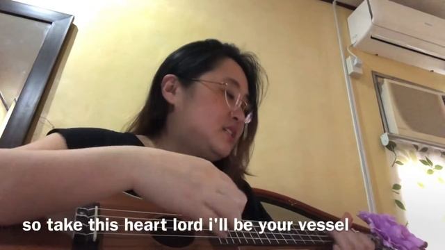 Broken Vessel by Hillsong | ukulele cover song by Chello смотреть онлайн