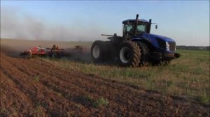 Культиватор стерневой Landmaster от "ПК Агромастер" в работе