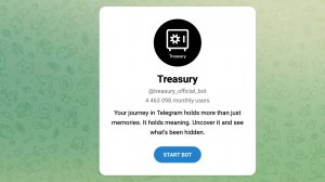 Проект в Телеграме: Treasury - что он вам дает? Как о нем отзываются