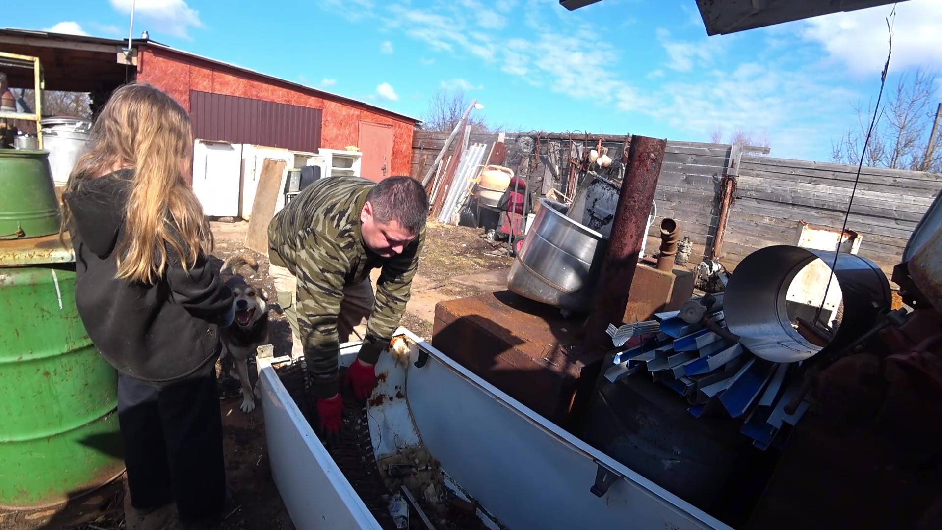 Скупаю металлолом! Субботник! Набрал кучу чермета! смотреть онлайн