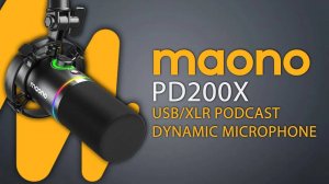MAONO PD200X USB XLR — ТОПОВЫЙ БЮДЖЕТНЫЙ ДИНАМИЧЕСКИЙ МИКРОФОН