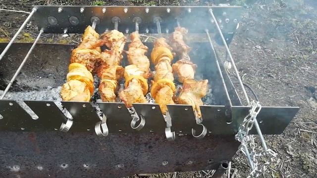 Электропривод мангала