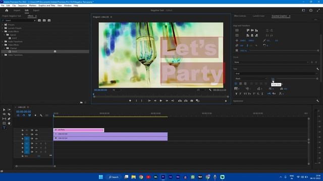Create negative (inverted) text in premiere pro | Create text like @EmiwayBantai's - Baby song. смотреть онлайн