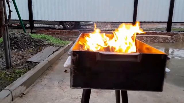 Испытание мангала. поведёт или нет? смотреть онлайн