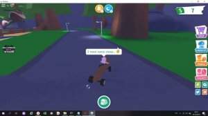 Играем в Adopt me! Я встретила Кошку Лану!!!