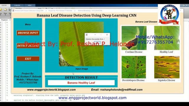 Banana Leaf Disease Detection Using Image Processing Matlab Project With Source Code