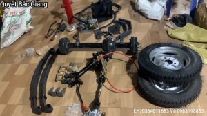 COMBO đủ bộ phụ tùng xe lôi 3 bánh tự chế||nơi bán phụ tùng xe 3 bánh tự chế giá rẻ uy tín nhất VN