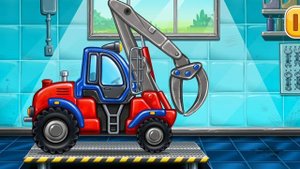 Видео для детей.  Строительный транспорт.