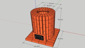 ТАНДЫР "ВИТЕБСК" для дома и дачи. Проект для самостоятельного строительства. Проект, порядовка...
