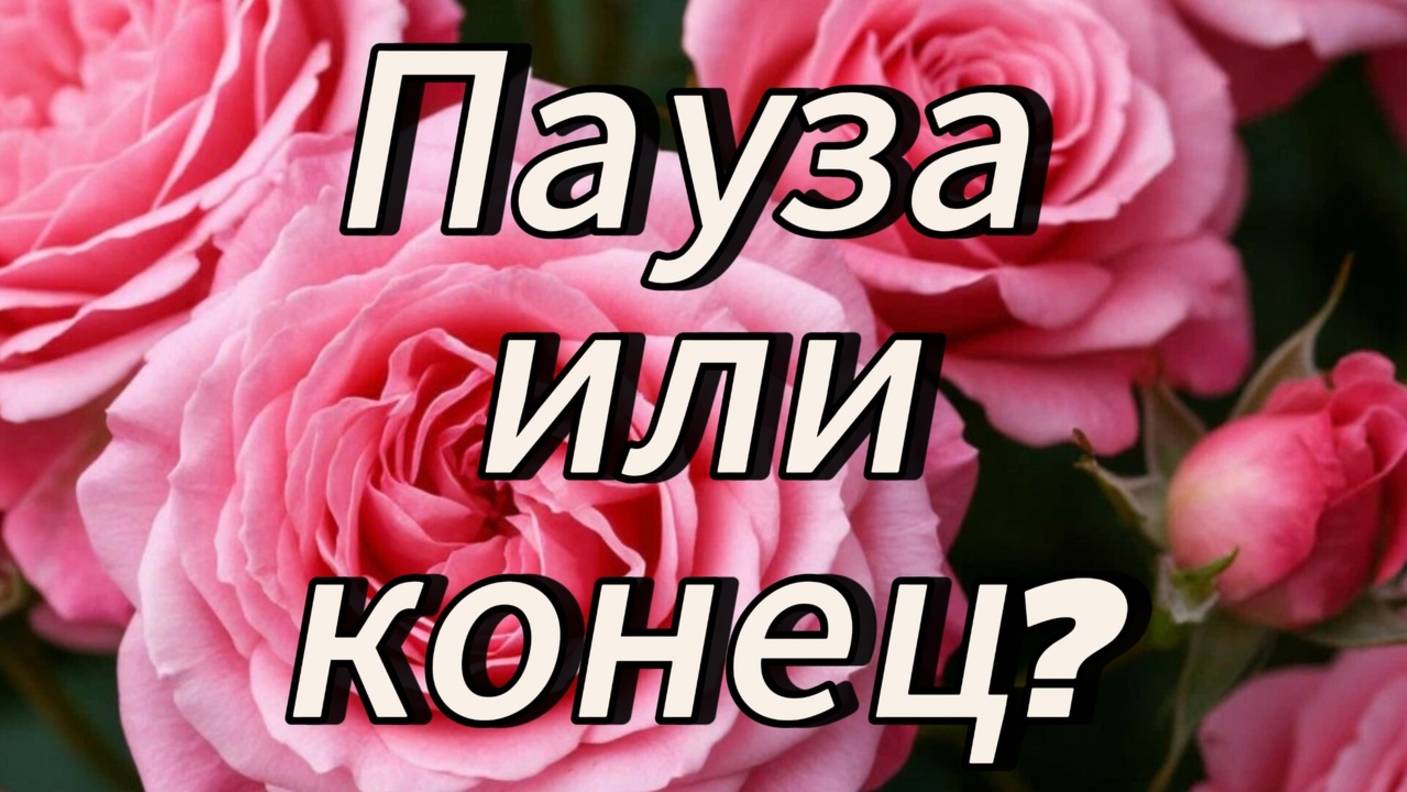 Пауза или конец?