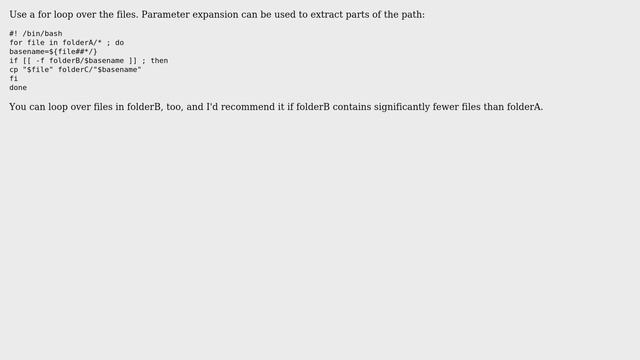 Unix & Linux: Copy files from a folder if they're in another folder too (2 Solutions!!) смотреть онлайн