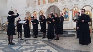 Разделиша ризы Моя себе. Хор храма мч. Лидии в Калининграде и о. Сергий. Концерт, "Страсти Христовы