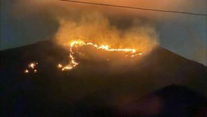 На Ставрополье произошел пожар на горе Бештау