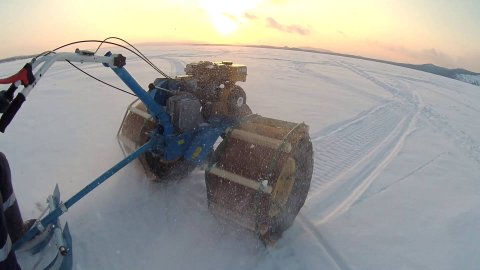 Мотобуксировщик. Часть 4. Испытания