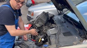 Бубнящие звуки на дизельном VOLVO - диагностика вакуумного клапана.