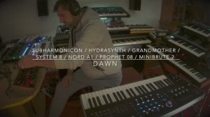 Subharmonicon Hydrasynth Grandmother System 8 Nord A1 Prophet 08 Minibrute 2 Dawn