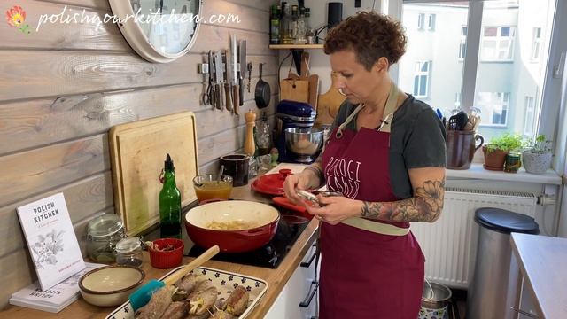 Polish dinner - BEEF ROLLS - ZRAZY ZAWIJANE - How to make Polish food.