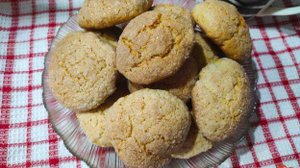 Мягкое печенье на ряженке с кокосовой стружкой