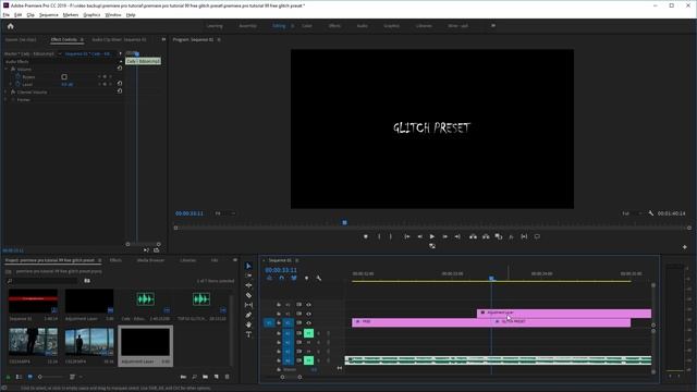 แจกฟรี Glitch Preset สำหรับ Premiere Pro смотреть онлайн