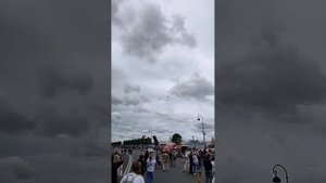 Питер. Празднование военно-морского флота. Воздушная часть парада.