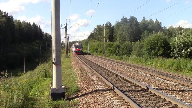 Электропоезд ЭП2Д-0069 ЦППК платформа 221 км смотреть онлайн