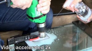 DIY - How to Drill an overflow hole in an Aquarium
