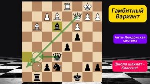 Играю против Лондонской системы. Агрессивный вариант. Уроки по шахматам