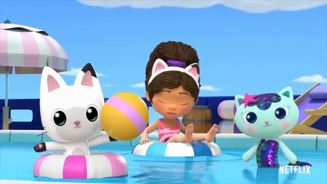 The Search for Kitty Narwhal! | GABBY'S DOLLHOUSE | Netflix смотреть онлайн