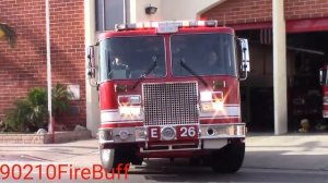 LAFD Engine 26 Responding
