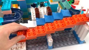 Satisfying Building Block Coaster ☆ Marble Run ASMR Electric Stair course