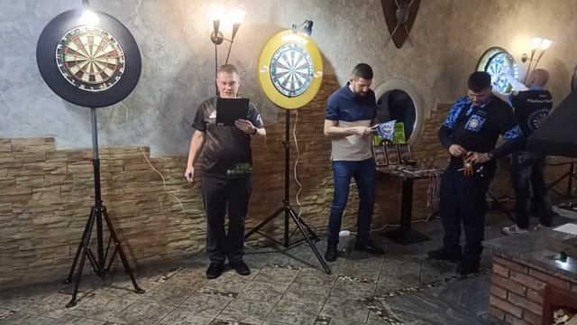 11.02.2023. АРТ-ХОЛЛ, ДАРТС OPEN. занял 2ое место в парном разряде (опытный+новичок). смотреть онлайн