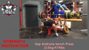 BENCH PRESS WORLD RECORD 275kg/606lbs @90kg BW !!