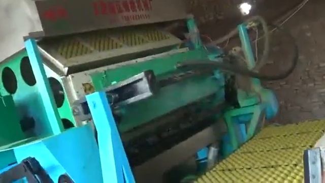 Линия для производства яйчных лотков.