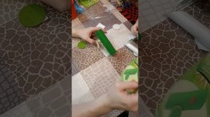 Артемий делает пушку поделка